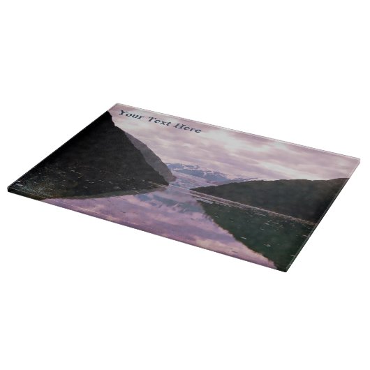 Glacier Fjord Schneidebrett (Ecke)