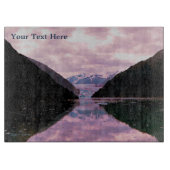 Glacier Fjord Schneidebrett (Vorderseite)