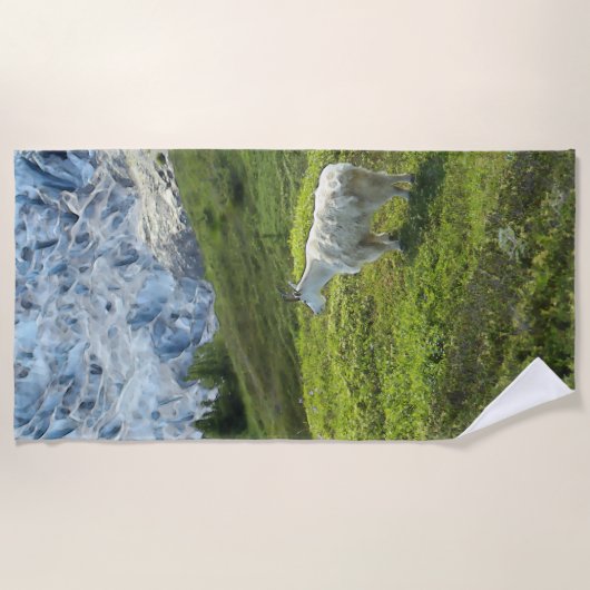 Glacier Goat - Strandtuch (Vorderseite)