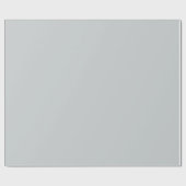 Glacier Gray Glossy Geschenkpapier (Flach)
