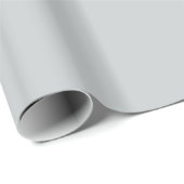 Glacier Gray Glossy Geschenkpapier (Rolleneckpunkt)