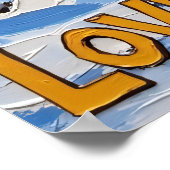 Glacier Guitarist: Acoustic Ascent des Bären Poster (Ecke)