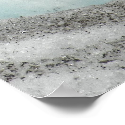 Glacier Heart Poster (Ecke)