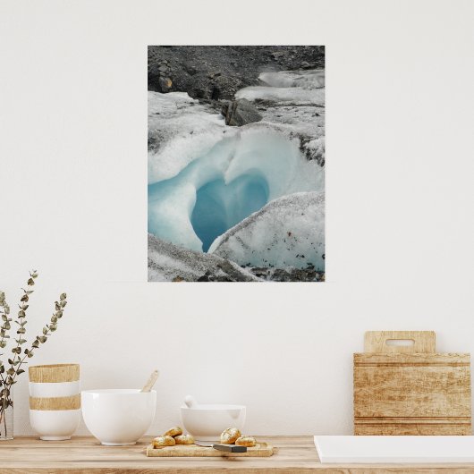 Glacier Heart Poster (Küche)