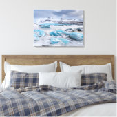 Glacier Ice landschaft, Island Leinwanddruck (Insitu (Schlafzimmer))