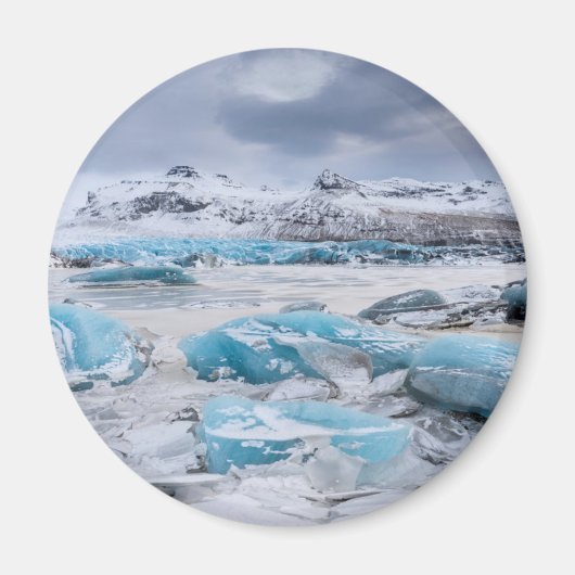 Glacier Ice landschaft, Island Magnet (Vorne)