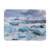 Glacier Ice landschaft, Island Magnet (Horizontal)
