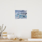 Glacier Ice landschaft, Island Poster (Küche)
