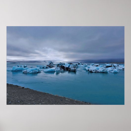 Glacier Lagoon Poster (Vorne)