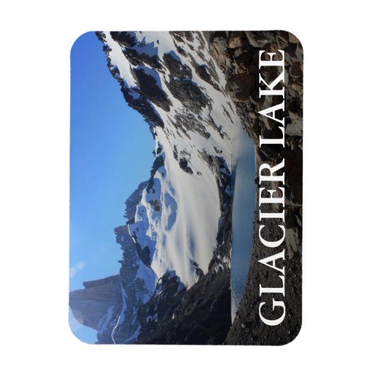 Glacier Lake Neo Mount Fitz Roy Magnet (Vertikal)