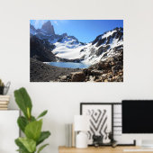 Glacier Lake Neo Mount Fitz Roy Poster (Heimbüro)