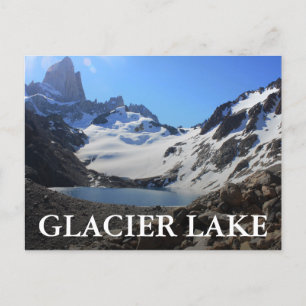 Glacier Lake Neo Mount Fitz Roy Postkarte