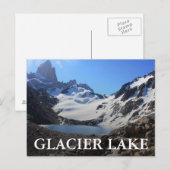Glacier Lake Neo Mount Fitz Roy Postkarte (Vorne/Hinten)