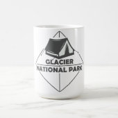 Glacier - Montana Kaffeetasse (Mittel)