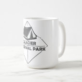 Glacier - Montana Kaffeetasse (VorderseiteRechts)