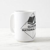 Glacier - Montana Kaffeetasse (Vorderseite Links)