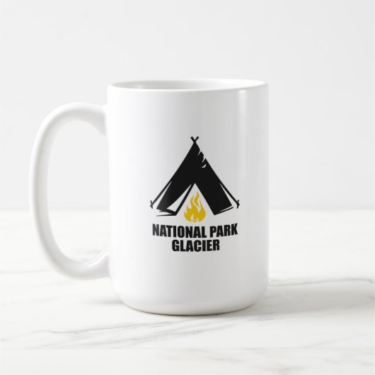 Glacier - Montana Kaffeetasse (Links)