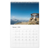 Glacier Montana Kalender (Feb 2026)