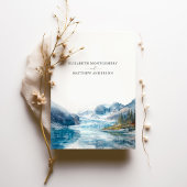 Glacier Mountains Montana Wedding Einladung