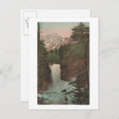 Glacier, MTView of Trick Falls Glacier, MT Postkarte (Vorne/Hinten)