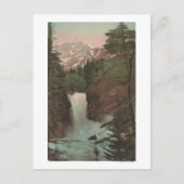 Glacier, MTView of Trick Falls Glacier, MT Postkarte (Vorderseite)