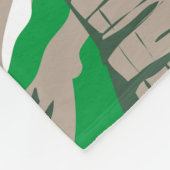 Glacier National Park Auf dem Weg zur Sun Road Ret Fleecedecke (Ecke)