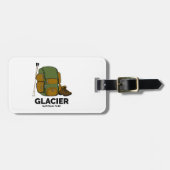 Glacier National Park Backpack Gepäckanhänger (Vorderseite horizontal)
