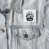 Glacier National Park Bear Paw Button (Beispiel)