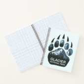 Glacier National Park Bear Paw Notizblock (Innenseite)