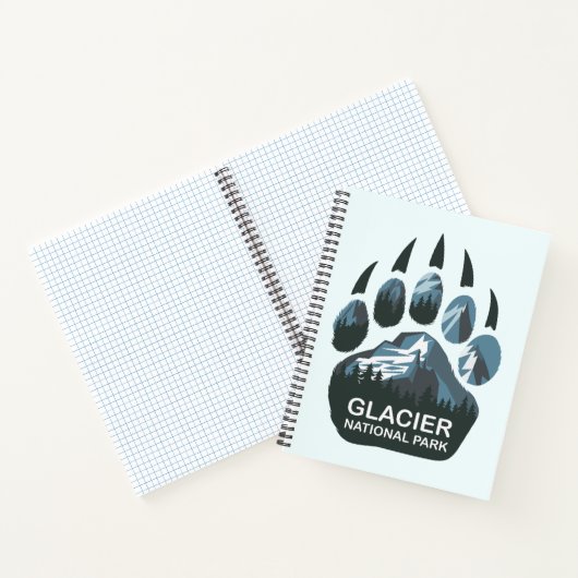 Glacier National Park Bear Paw Notizblock (Innenseite)