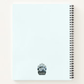 Glacier National Park Bear Paw Notizblock (Rückseite)