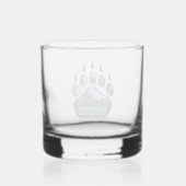 Glacier National Park Bear Paw Whiskyglas (Rückseite)