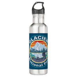 Glacier National Park Bigfoot Edelstahlflasche
