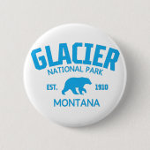 Glacier National Park Button (Vorderseite)