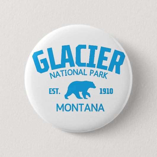 Glacier National Park Button (Vorderseite)