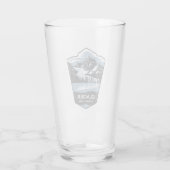Glacier National Park Emblem Glas (Rückseite)