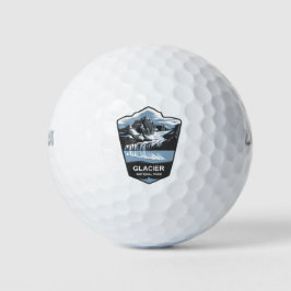 Glacier National Park Emblem Golfball