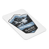 Glacier National Park Emblem Magnet (Rechte Seite)