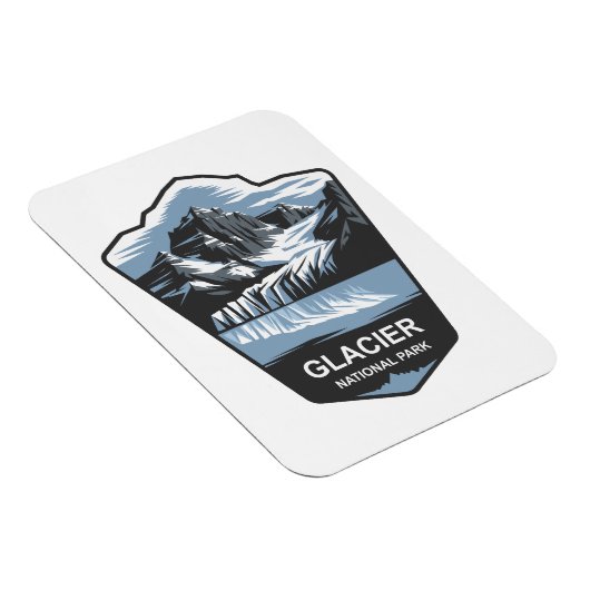 Glacier National Park Emblem Magnet (Rechte Seite)