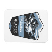 Glacier National Park Emblem Magnet (Horizontal)