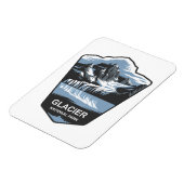 Glacier National Park Emblem Magnet (Linke Seite)