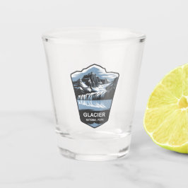 Glacier National Park Emblem Schnapsglas