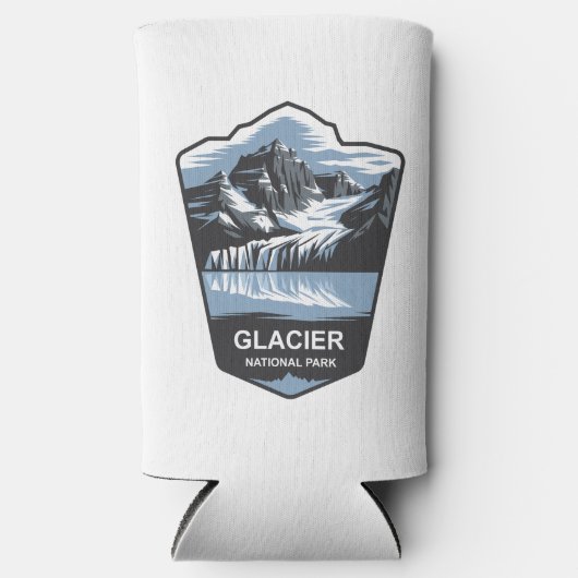 Glacier National Park Emblem Selters Dosenkühler (Vorderseite)