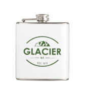 Glacier National Park Flachmann (Vorderseite)