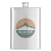 Glacier National Park Flachmann (Vorderseite)