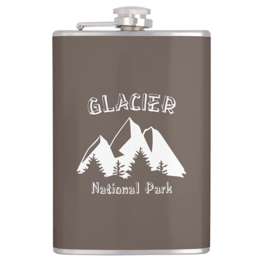 Glacier National Park Flachmann (Vorderseite)