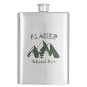 Glacier National Park Flachmann (Vorderseite)
