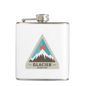Glacier National Park Flachmann (Vorderseite)