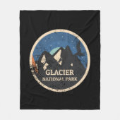 Glacier National Park Fleecedecke (Vorderseite)
