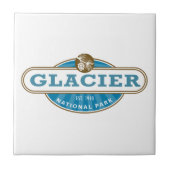 Glacier National Park Fliese (Vorderseite)